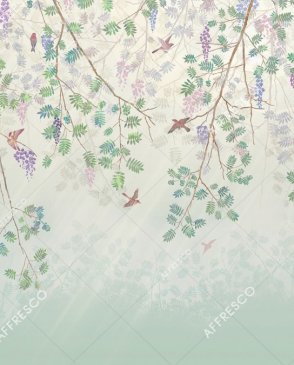 Фрески панно с листьями Wallpaper part 1 JK31-COL4 изображение 0