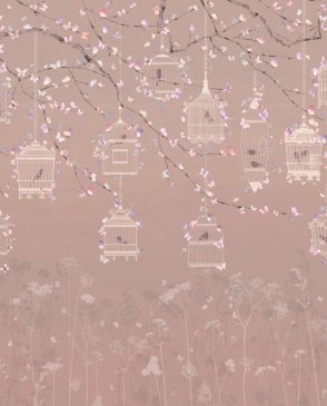 Фрески панно розовые Wallpaper part 2 JK32-COL1 изображение 0