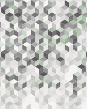 Фрески с геометрическим рисунком зеленые Trend Art JV413-COL4 изображение 0