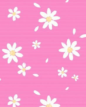 Обои с цветами для детской розовые Pajama Party KJ52101 изображение 0