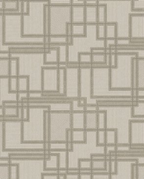 Обои с геометрическим рисунком коричневые Mondrian KTM1714 изображение 0
