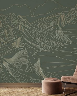 Фрески панно с абстрактным рисунком Lines L537 изображение 0