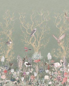 Фрески с птицами для гостиной Dream Forest LE25-COL4 изображение 0