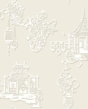 Английские Обои Sketch Twenty3 для спальни Pagoda MH00409 изображение 0