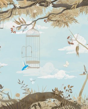 Фрески Affresco с птицами для детской Сказки Affresco OF630-COL4 изображение 0