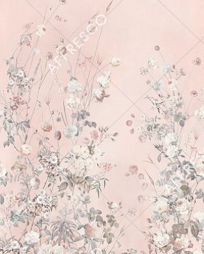 Фрески с цветами розовые Art Fabric OFA1955-COL2 изображение 0