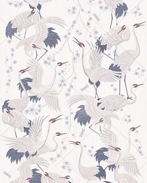 Фрески Affresco с птицами белые Art Fabric OFA2003-COL3 изображение 0