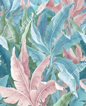 Фрески с листьями голубые Art Fabric OFA2011-COL2 изображение 0