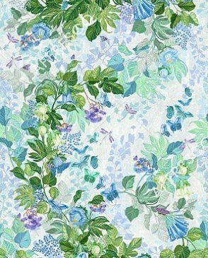 Фрески с листьями голубые Art Fabric OFA2012-COL1 изображение 0