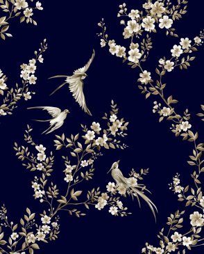 Обои синие Reach & Cosy R191119 изображение 0