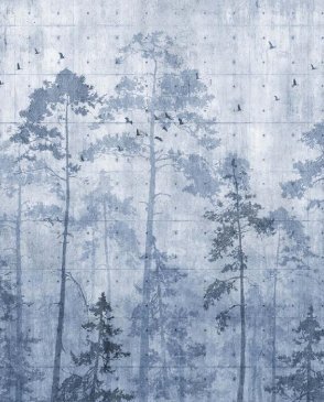 Фрески с листьями синие New Art RE166-COL2 изображение 0
