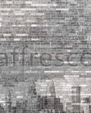 Фрески Affresco с архитектурой серые New Art RE169-COL2 изображение 0