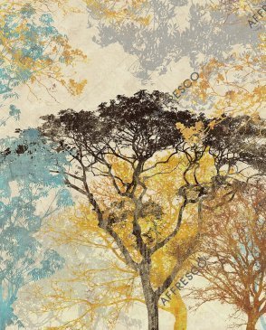 Фрески с листьями с акриловым покрытием Fine Art RE848-COL1 изображение 0