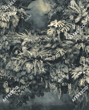 Фрески с листьями серые Fine Art RE908-COL2 изображение 0