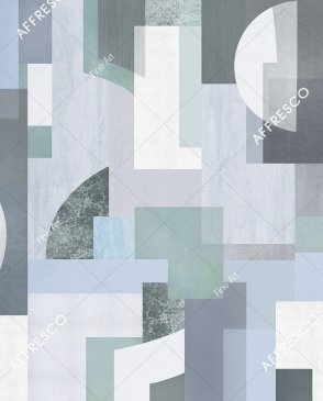 Фрески с геометрическим рисунком с акриловым покрытием Fine Art RE929-COL4 изображение 0