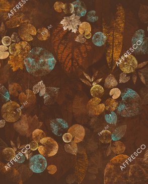 Фрески с листьями с акриловым покрытием Fine Art RE933-COL4 изображение 0