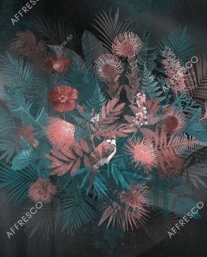 Фрески с листьями с акриловым покрытием Fine Art RE942-COL2 изображение 0