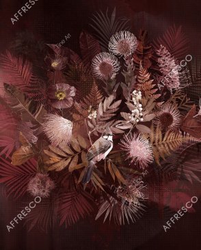 Фрески с листьями с акриловым покрытием Fine Art RE942-COL4 изображение 0