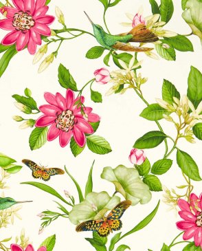 Английские Обои с бабочками, насекомыми Botanical Wonders W0132-02 изображение 0
