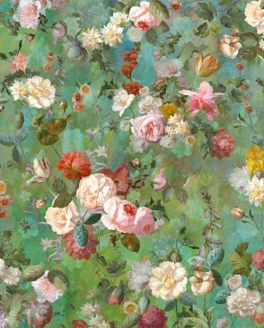 Фрески панно с цветами Tsvetarium wild-garden-color-2 изображение 0