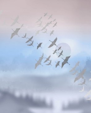 Фрески с птицами Trend Art ZK444-COL2 изображение 0