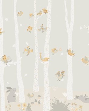 Фрески панно с птицами Сказки Affresco ZK650-COL2 изображение 0