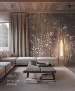 Фрески с маленькими цветами Six 0076-Br1 изображение 1