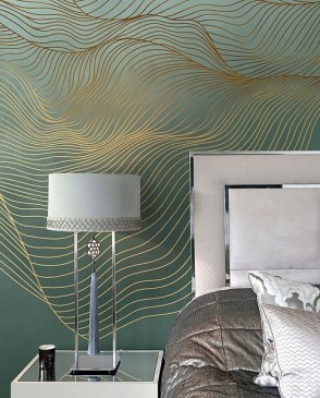 Фрески с линиями для спальни Line Art AF2100-COL4 изображение 1