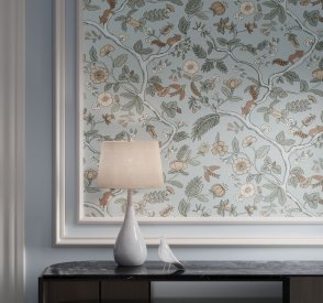 Обои для спальни серые Загадочный лес IMG7-001 изображение 1