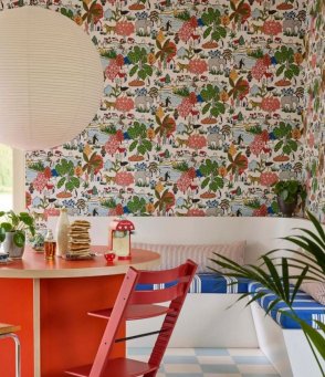 Обои Little Greene Storybook Papers Storybook Papers 0231ANATOMI изображение 1