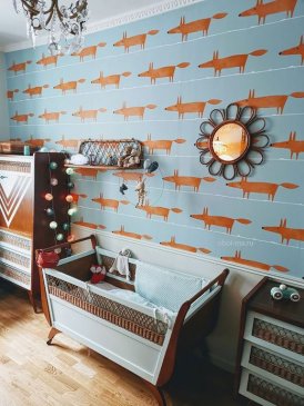 Обои в скандинавском стиле Mr Fox 112792 изображение 5