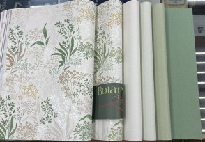 Обои однотонные зеленые темные Rebecca 15007-16 изображение 3