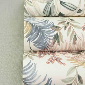 Обои Rasch, G'Boya, Grandeco однотонные зеленые Florentine Incanto 820065 изображение 2