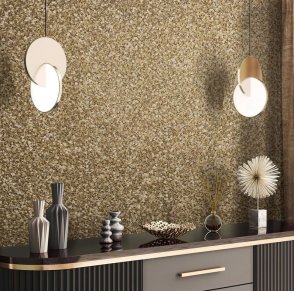 Обои золотые Gloockler Pompoos Provence 52556 изображение 3