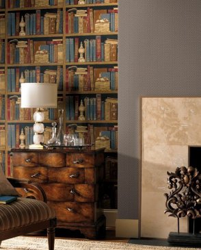 Американские Обои бумажные серые Houndstooth AE2949 изображение 1