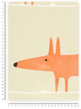 Обои оранжевые светлые Mr Fox 110847 изображение 1