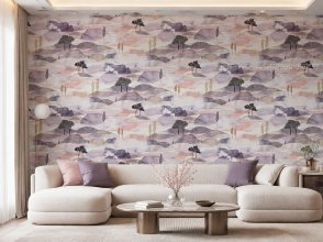 Обои сиреневые Nuvia 36798 изображение 2