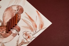 Обои красные Ambient vol.4 AM4-020 изображение 4