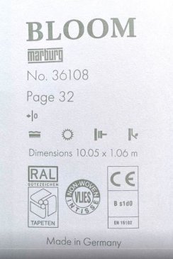 Обои Marburg Bloom 36108 изображение 1