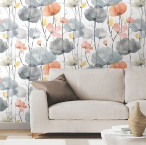 Обои флизелиновые с цветами Caviar VR1537 изображение 1