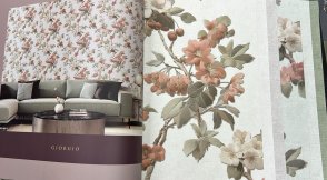 Обои с бабочками, насекомыми, с животными, в морском стиле, с листьями, с цветами, с птицами Giorgio RGI1005-1 изображение 1