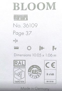 Обои Marburg Bloom 36109 изображение 2