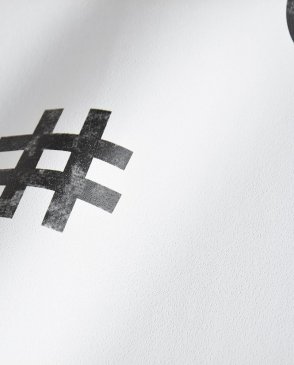 Обои с надписями, буквами с виниловым покрытием Hashtag 11036 изображение 1
