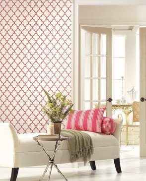 Американские Обои бумажные серые Waverly Cottage ER8198 изображение 1