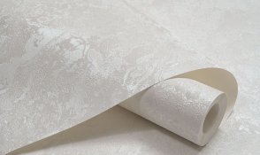 Обои Артекс, Wall Up, Grandeco однотонные, под штукатурку белые светлые Luxury 11196-01 изображение 3