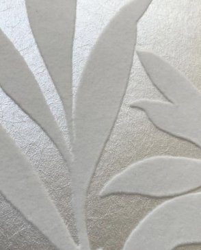 Обои белые с флоковым покрытием Camellia 1703-113-01 изображение 5