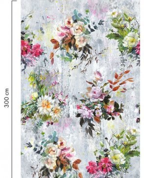 Обои с акварельными цветами Jardin Des Plantes PDG717-01 изображение 2