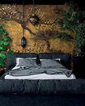 Обои Italreflexes с листьями для спальни Kata KAD108 изображение 1