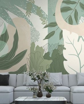 Фрески с листьями для гостиной Fantasy AF2174-COL2 изображение 1