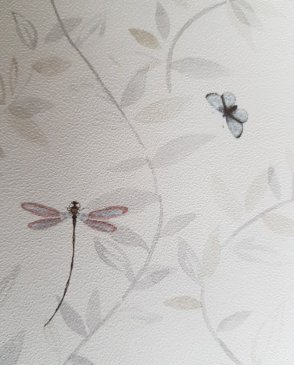Обои с бабочками, насекомыми серые Tartine et Chocolat 36200709 изображение 2